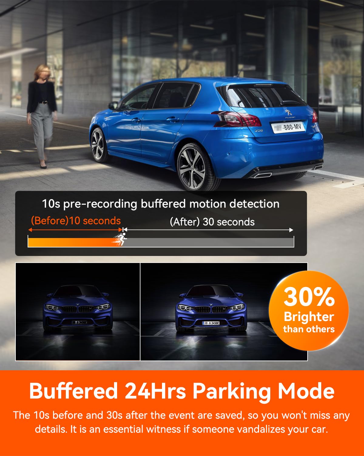 Vantrue N4 Pro 4K 3 Channel Dash Cam, STARVIS 2 IMX678 x PlatePix™ x HDR Night Vision, 4K+1080P+1080P Front Inside and Rear Dash Camera, Voice Control, WiFi, GPS, 24H Parking Mode, Support 512GB Max