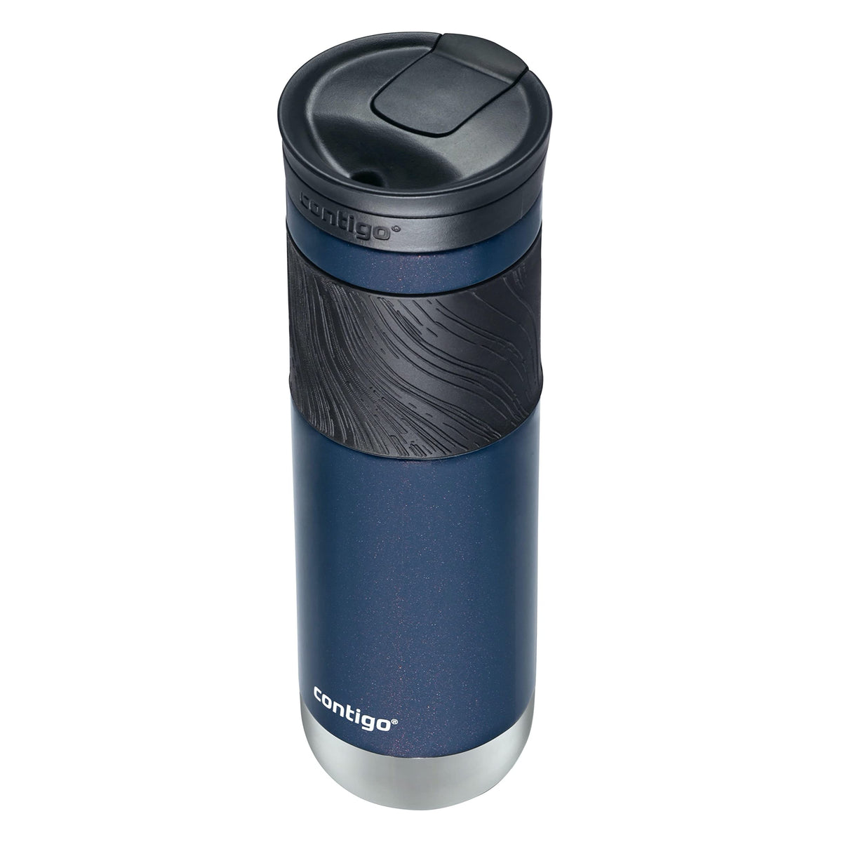 Contigo Byron Insulated Stainless Steel Travel Mug with Leak-Proof Lid, 24oz, Reusable Coffee Cup or Water Bottle, BPA-Free, Long-lasting ThermoLock Insulation, Midnight Berry