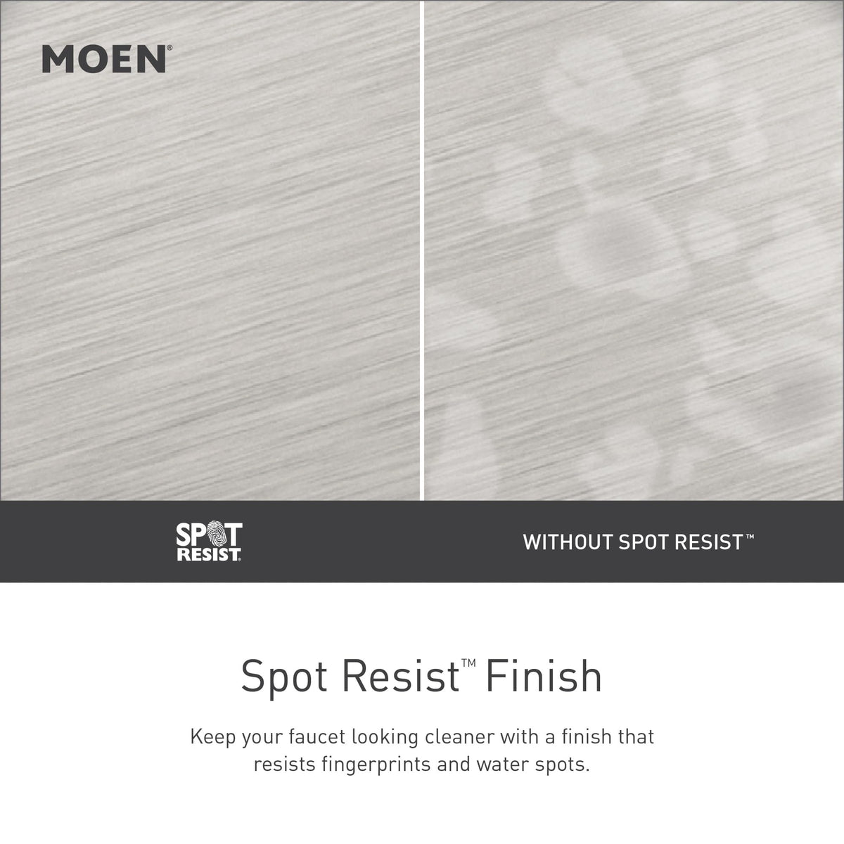 Moen Edison Spot Resist Stainless One-Handle High Arc 4-hole Kitchen Faucet with Side Sprayer and Soap Dispenser, 87042SRS