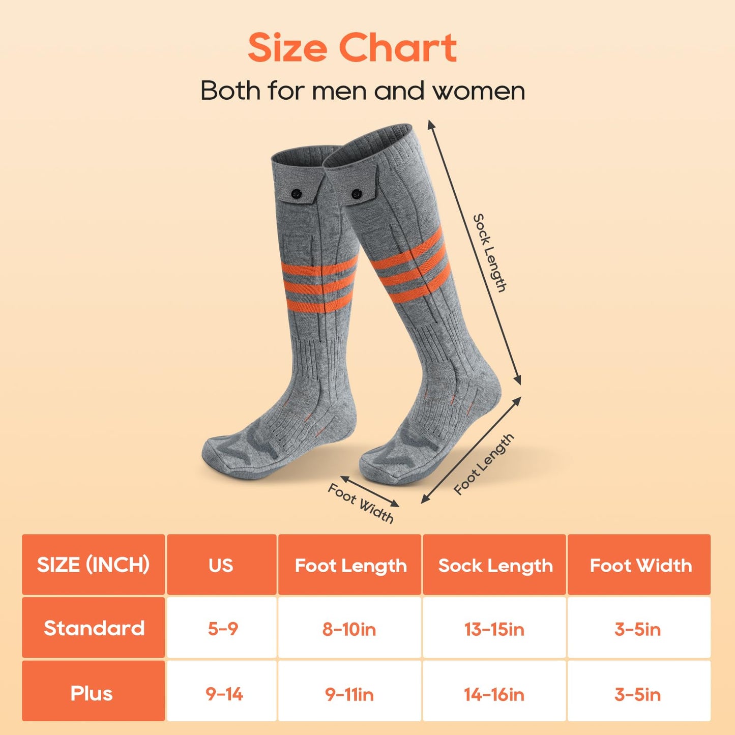 Heated Socks, APP Control Electric Heated Socks for Men Women, Rechargeable Battery Powered Warm Socks, Washable Thermal Socks Foot Warmer for Winter Hunting Skiing Hiking Camping