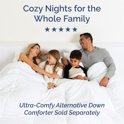 King Size 4 Piece Sheet Set - Comfy Breathable & Cooling Bed Sheets Set - Hotel Luxury Bedding for Women, Men, Kids, Teens, Boys & Girls - Deep Pockets, Soft, Wrinkle Free - Oeko-Tex - Antique White