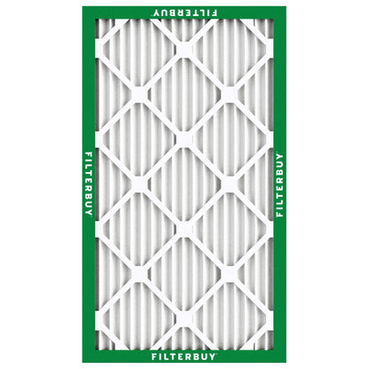 Filterbuy 16x25x1 Air Filter MERV 8 (MPR 700) Dust Defense Replacement (6-Pack), Electrostatic Pleated HVAC AC Furnace Filters, Made in USA (Actual Size: 15.50 x 24.50 x 0.75)