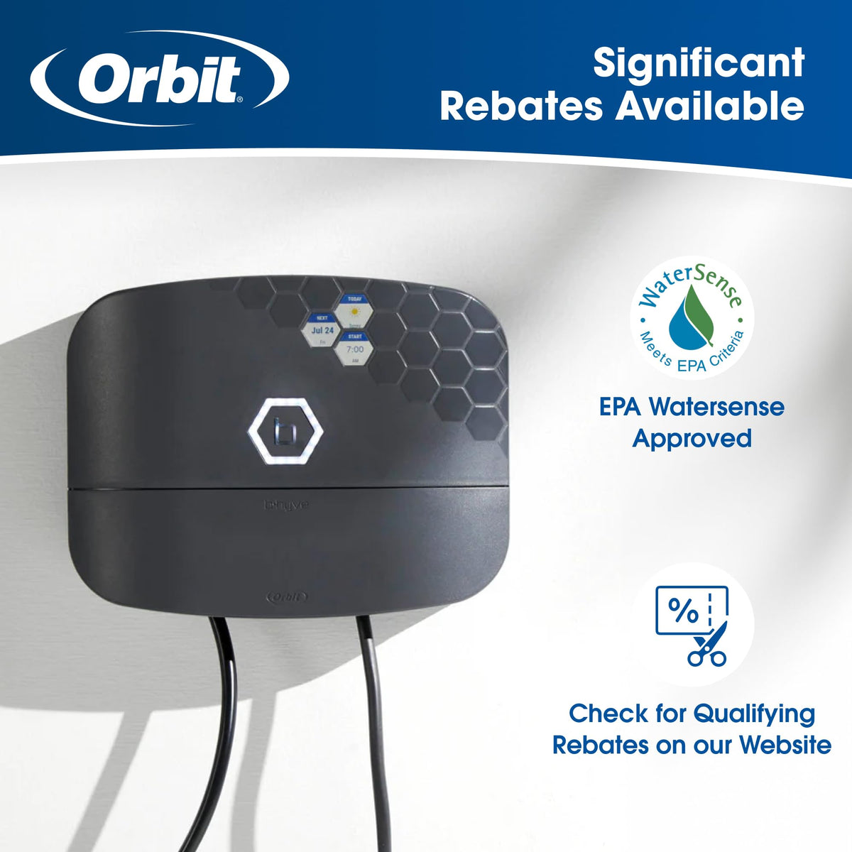 Orbit 57995 B-hyve XR 16-Zone Smart Indoor/Outdoor Sprinkler Controller