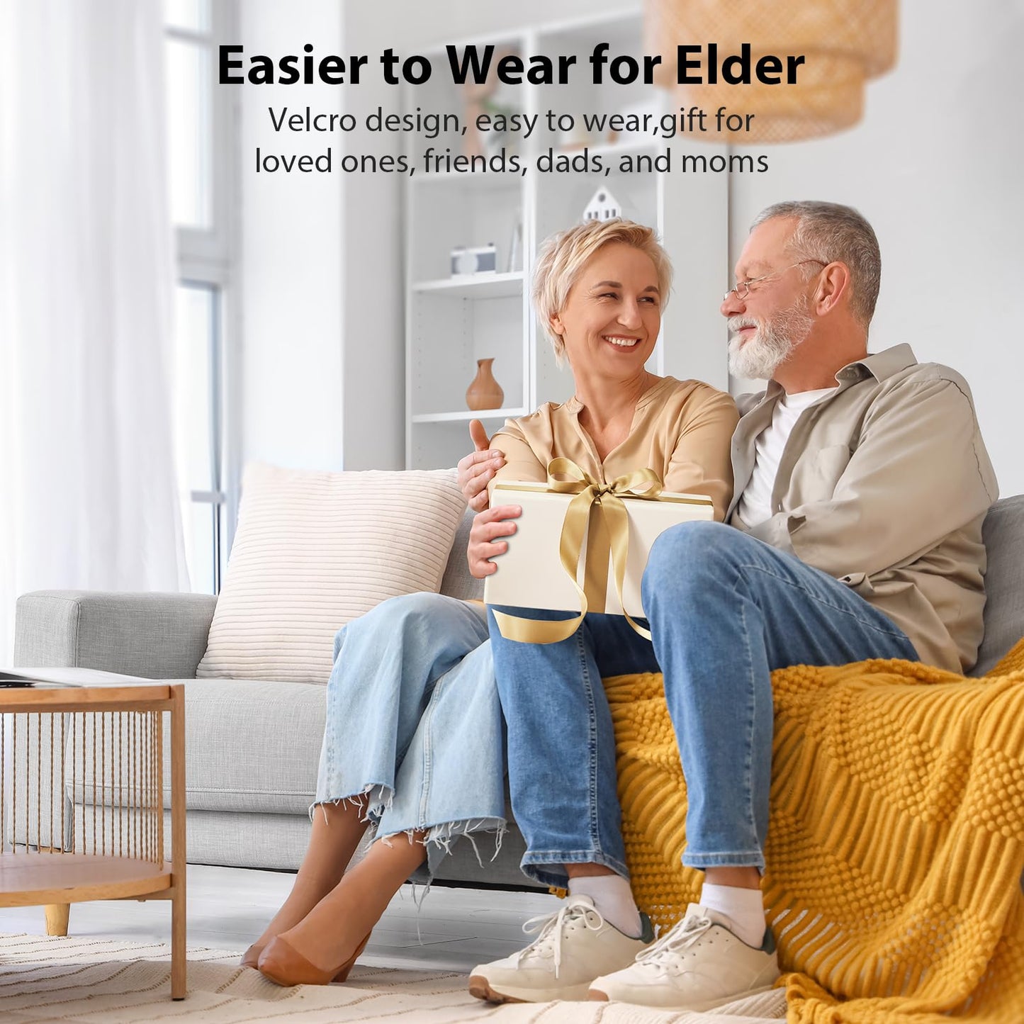 CINCOM Leg Massager for Circulation and Pain Relief, Air Compression Calf Foot Massagers Helpful for Relaxation, Gifts for Mom and Dad (with 2 Extensions)