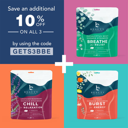 Shower Steamers Aromatherapy - USA Made with Natural Ingredients & Eucalyptus Essential Oil, Mothers Day Gifts, Large Shower Bombs, Relaxation Spa Gifts for Women & Men, Self Care Gifts for Mom