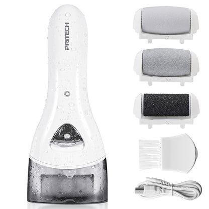 Electric Foot Callus Removers Rechargeable, Portable Electronic Foot File Pedicure Tools, Electric Callus Remover Kit, Professional Pedi Feet Care Perfect for Dead, Hard Cracked Dry Skin Ideal Gift