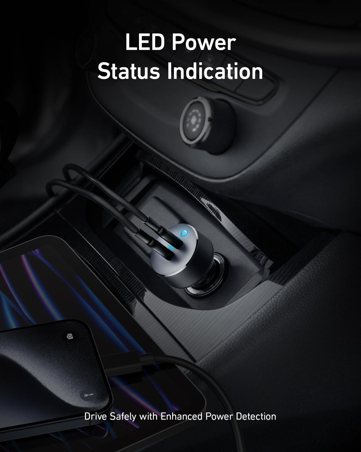 Anker USB C Car Charger, 40W 2-Port PowerIQ 3.0 Type C Adapter, iPhone 16 Car Charger, PowerDrive III Duo with Power Delivery for iPhone 16/15/14/13