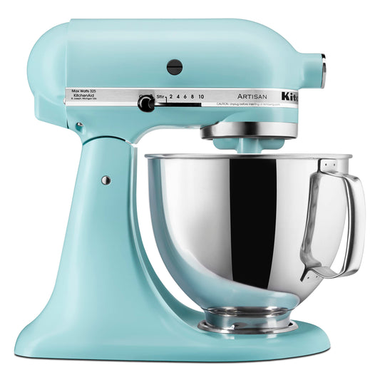 KitchenAid Artisan Series 5 Quart Tilt Head Stand Mixer with Pouring Shield KSM150PS, Mineral Water