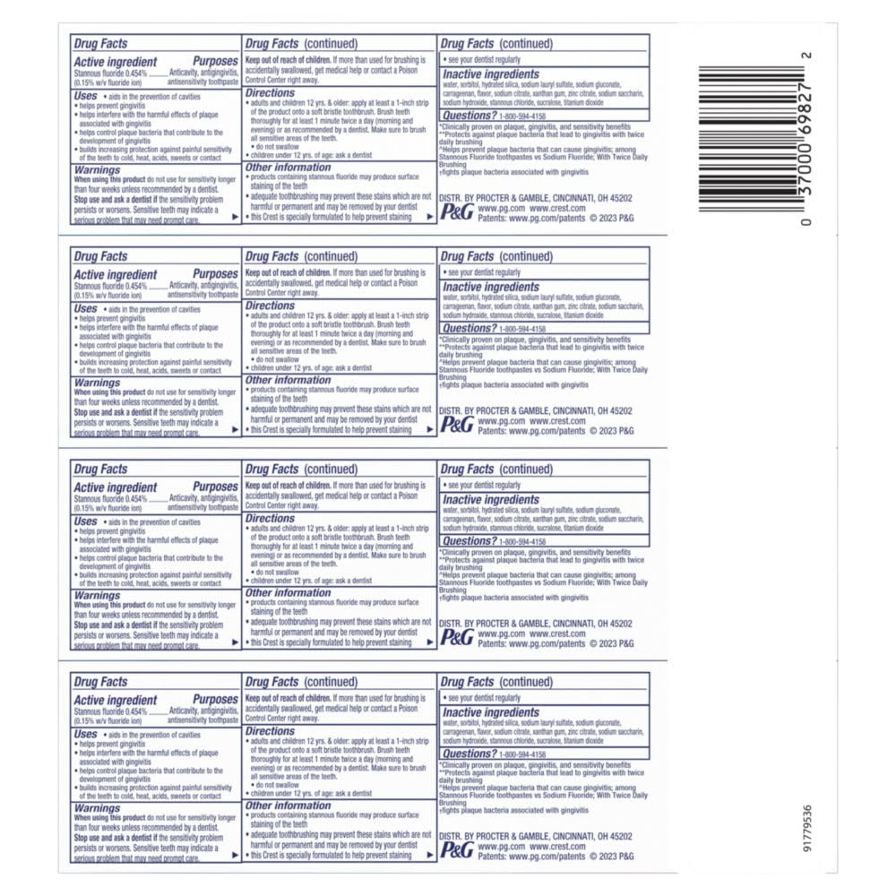 Crest Pro-Health Advanced Antibacterial Protection Toothpaste - Pack of 4, 5 Oz Tubes