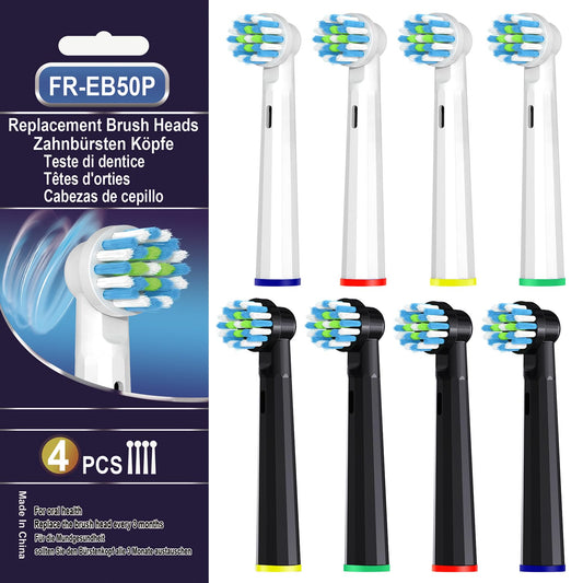 Cellena Replacement Toothbrush Heads Compatible with Oral B Pro 1000,Professional Clean,Gentle on Gums,Brush Head Refills Compatible with Oral B Braun Genius/Smart/Vitality Series,8 Pack