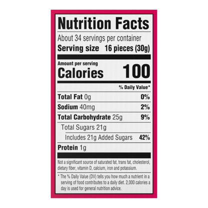 Nerds Gummy Clusters Candy, Rainbow, 3 Ounce Pouches (Pack of 12)