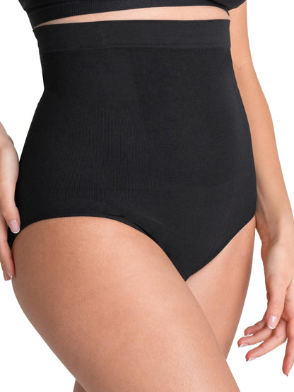SHAPERMINT Shapewear Tummy Control Panty - Shapewear for Women, Body Shaper Tummy Control Underwear for Women, Plus Size Black