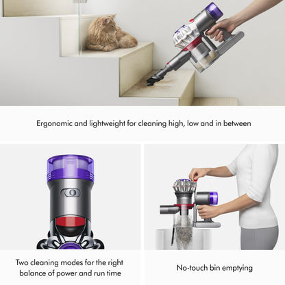 Dyson Car+Boat Handheld Vacuum, Cordless and Lightweight, Cleans Hard Surfaces and Upholstery, 115AW, 2 Power Modes, Up to 50 Minutes²