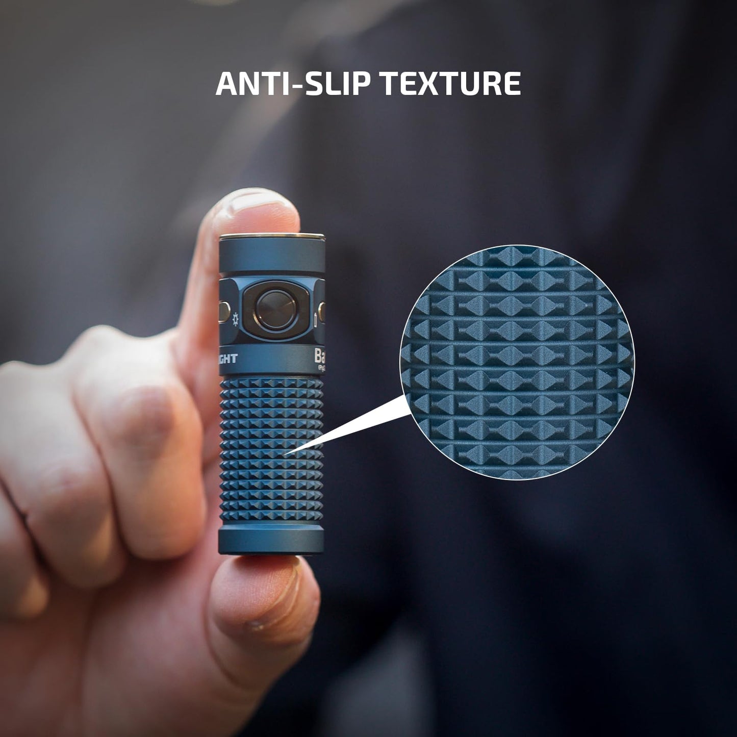 OLIGHT Baton4 Premium Edition EDC Flashlights 1300 Lumens with Type-C Charging Box, Powered by Rechargeable Battery, Small Bright Light (Guidance)