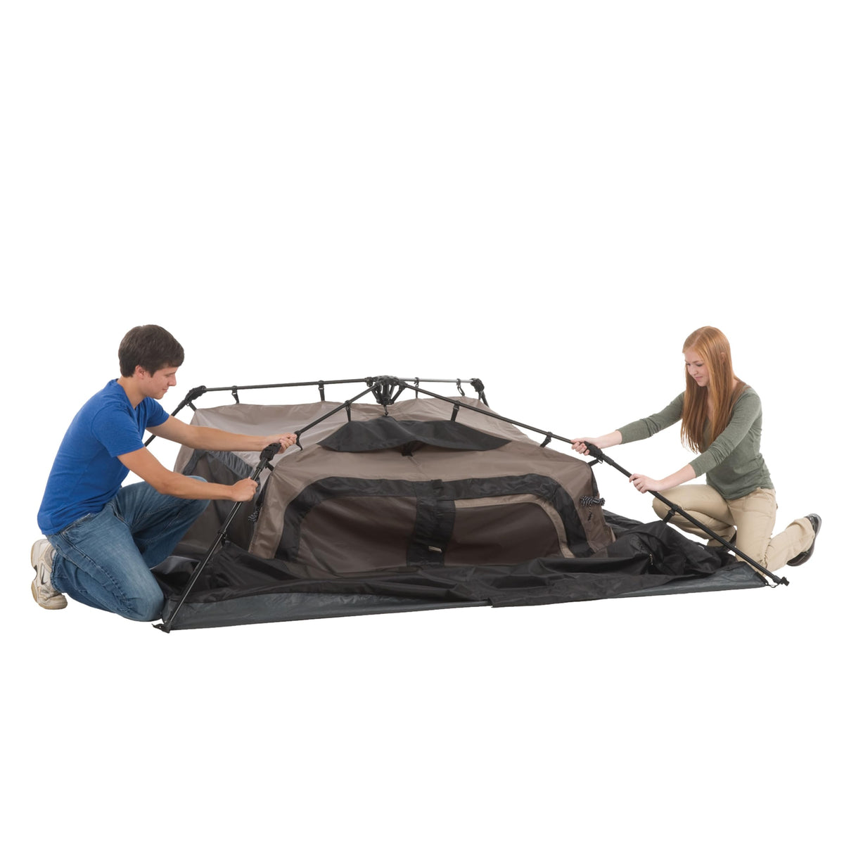 Coleman Instant Tent with 1-Minute Setup, 4-Person Tent with Pre-Attached Poles, Air Vent, & Carry Bag