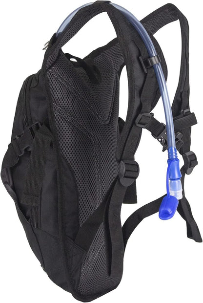 Zavothy Lightweight Hydration Backpack with 2L Water Bladder Water Backpack Hydration Pack for Cycling Running Biking Hiking Backpack Black