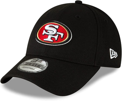 New Era NFL The League 9FORTY Adjustable Hat Cap One Size (US, Alpha, One Size, San Francisco 49ers - Black)