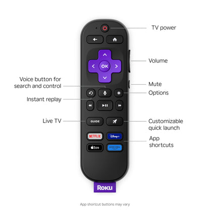 Roku Smart TV 2025 – 65-Inch Select Series, 4K HDR TV – RokuTV with Enhanced Voice Remote – Flat Screen LED Television with Wi-Fi for Streaming Live Local News, Sports, Family Entertainment