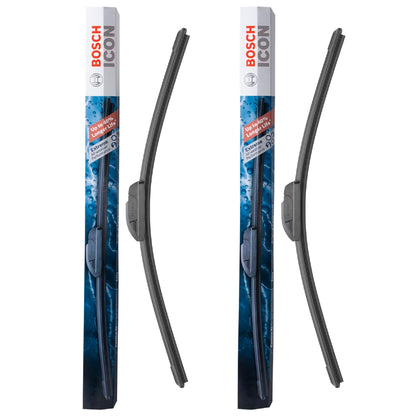 BOSCH 26A18A ICON Beam Wiper Blades - Driver and Passenger Side - Set of 2 Blades (26A & 18A)
