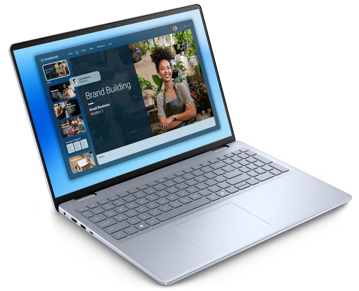 Dell Inspiron 16 Touchscreen Laptop Computer, 16" FHD+ 300-Nits Display, Intel 10-Core 7 150U (up to 5.4 GHz), 32 GB DDR5 RAM, 1 TB SSD, Wi-Fi 6E, Backlit Keyboard, Fingerprint Reader, Windows 11 Pro