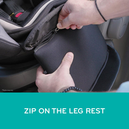 Evenflo Revolve360 Extend Convertible Car Seat with 360 Degree Rotation, Extended Rear-Facing, Forward-Facing, Booster Mode, and Secure Latch Install, Rockland Green