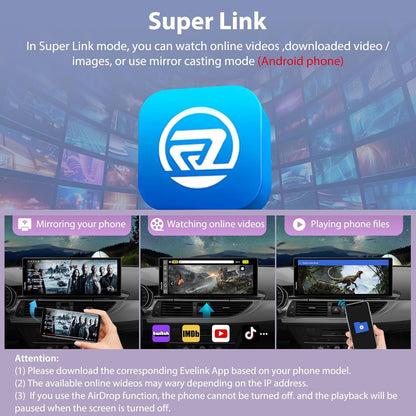 2025 Carpuride Wireless Carplay & Android Auto with Dash Cam - 10.26 Inch HD IPS Touch Car Play Screen for Car, 4K Front & 1080P Rear Camera, Loop Recording, Bluetooth Audio, Mirror Link, GPS, Siri