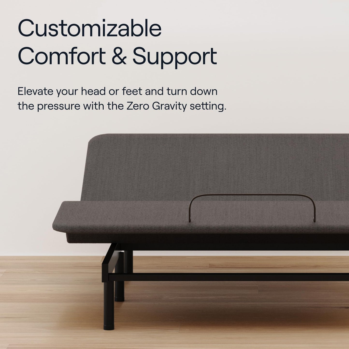 Adjustable Comfort Classic Adjustable Base - Queen - Head & Foot Incline - Wireless Remote with Memory - Easy Set Up - Zero Clearance - Zero Gravity - Durable Frame