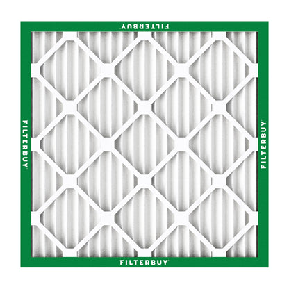 Filterbuy 14x14x1 Air Filter MERV 8 Essential Dust & Allergy Defense (4-Pack), Electrostatic Pleated HVAC AC Furnace Filters Replacement, Made in USA (Actual Size: 13.75 x 13.75 x 0.75)