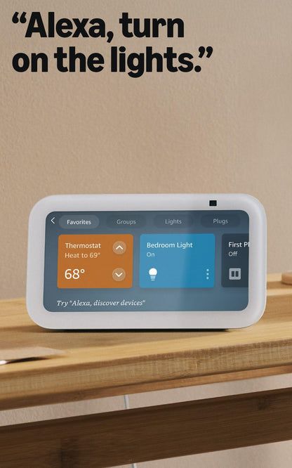 Echo Show 5 with Legrand Radiant Smart Plug