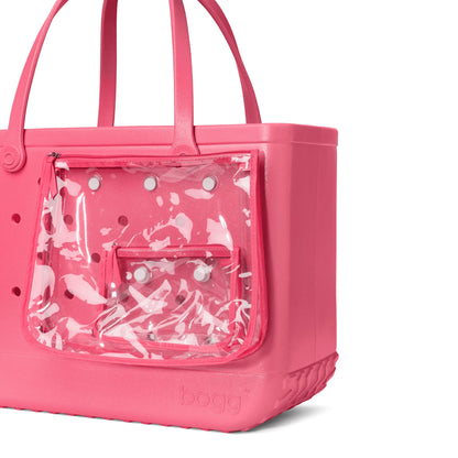 BOGG BAG - Original, Large Tote - Watermelon Shimmer - 19in L x 9in W x 14in H - Beach, Pool, Boat, Sports - All Purpose EVA - Lightweight, Washable, Durable