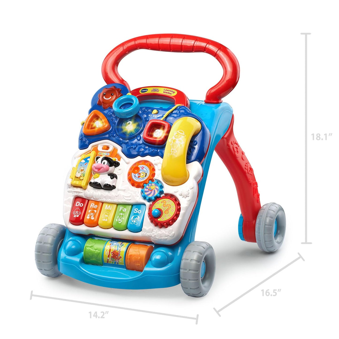 VTech Sit-to-Stand Learning Walker (Frustration Free Packaging), Blue