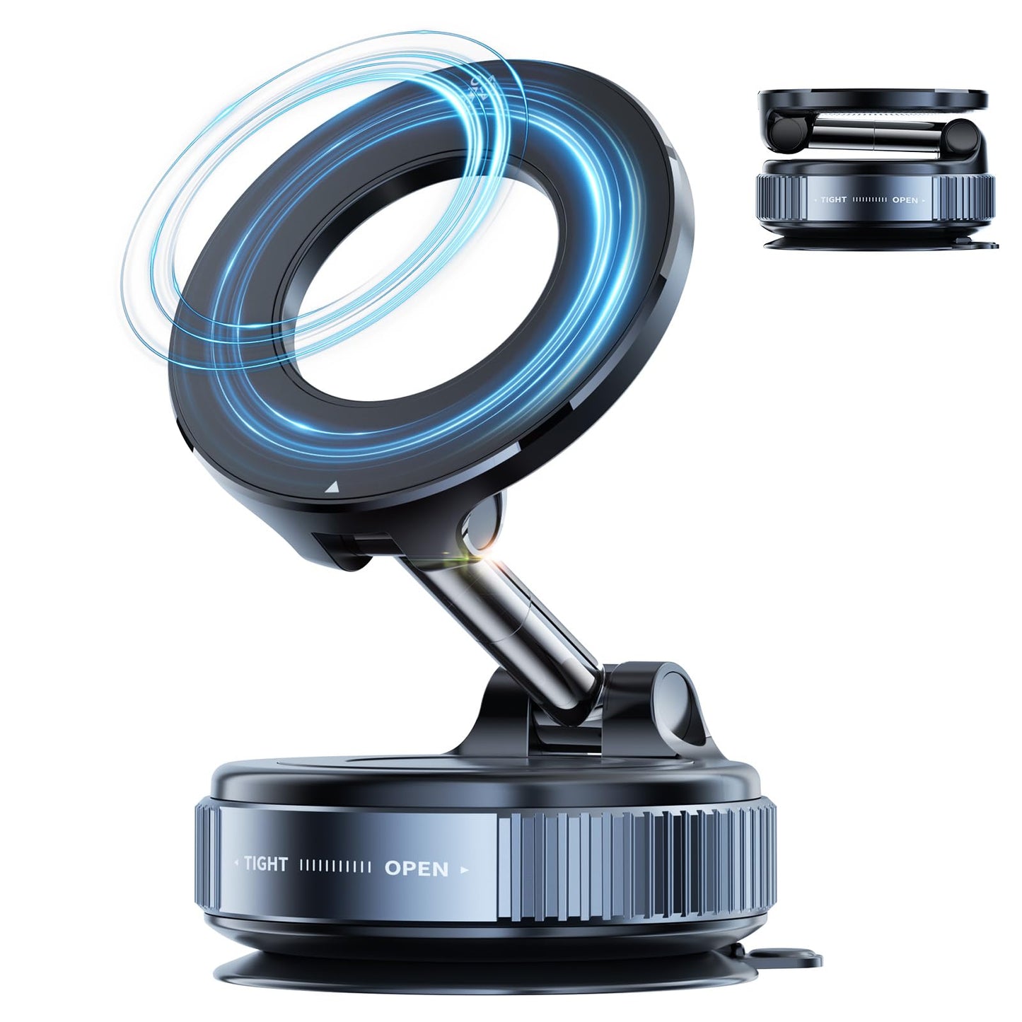 DKGEVEAO for Magsafe Car Mount,Magnetic Phone Holder with Suction Cup,Car Mount for iPhone 17 16 Pro Max,Phone Holders for Your Car Magnetic