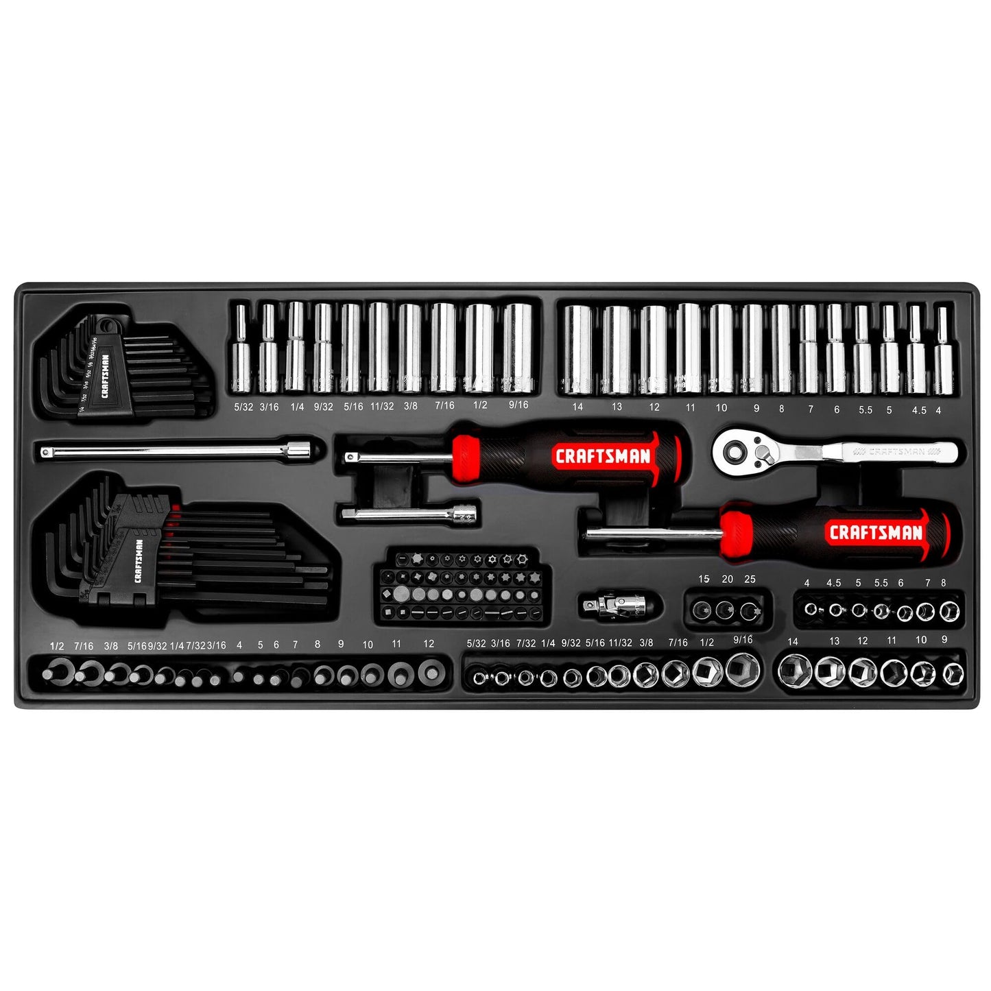 CRAFTSMAN 308 Piece Mechanics Tool Set, Socket and Wrench Set (CMMT45939)