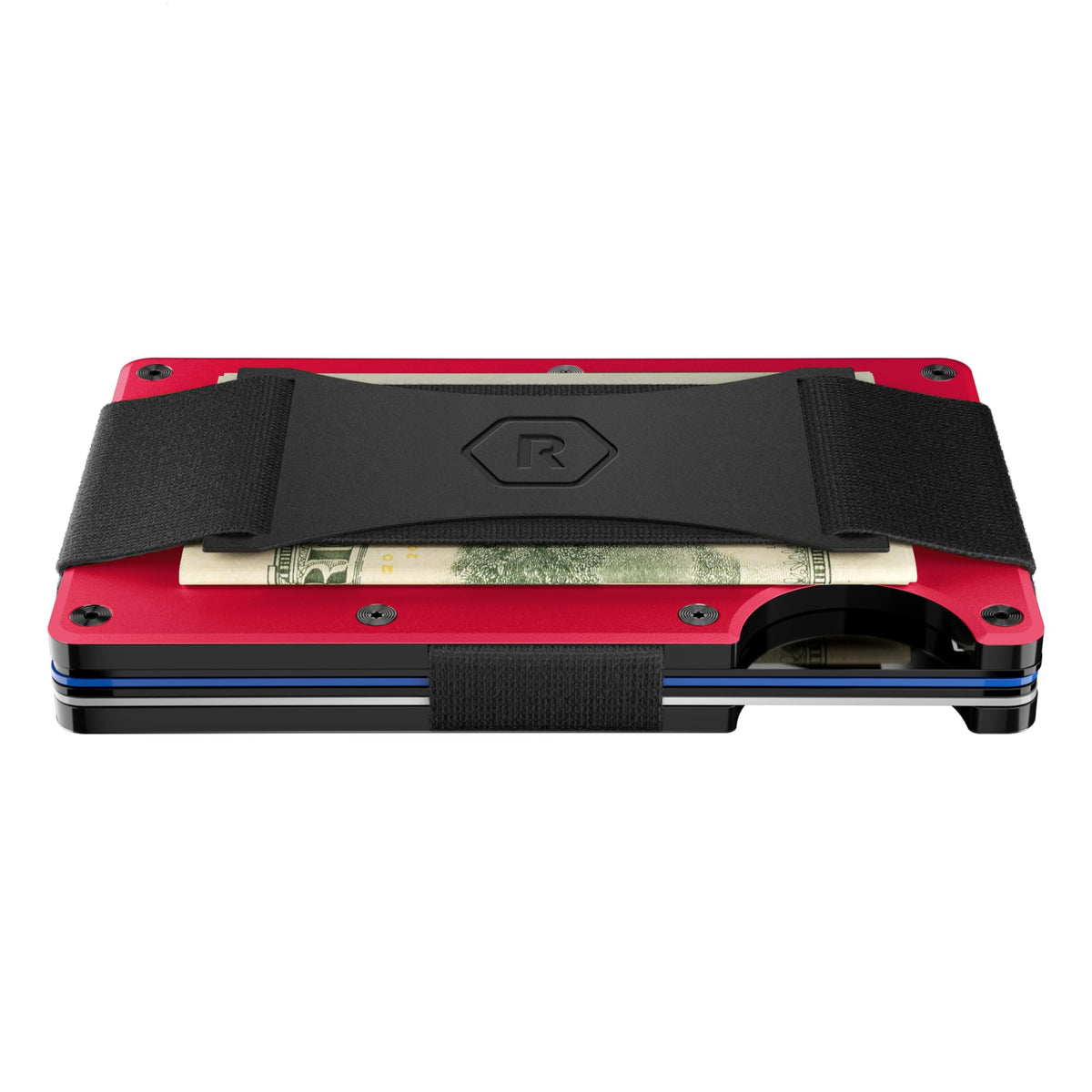 The Ridge NFL Wallet - San Francisco 49ers - Slim Wallet, Card Holder, Carry up to 12 Cards RFID Safe, Blocks Chip Readers, Minimalist Wallet With Cash Strap & Extra Money Clip