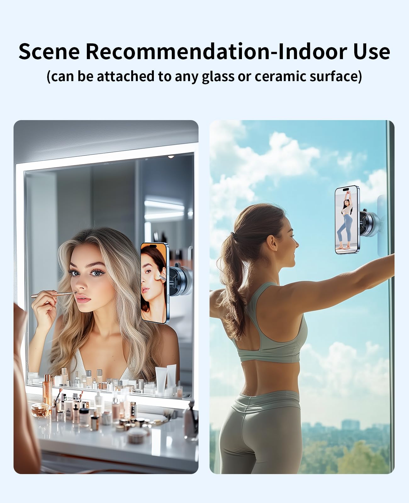 DKGEVEAO for Magsafe Car Mount,Magnetic Phone Holder with Suction Cup,Car Mount for iPhone 17 16 Pro Max,Phone Holders for Your Car Magnetic