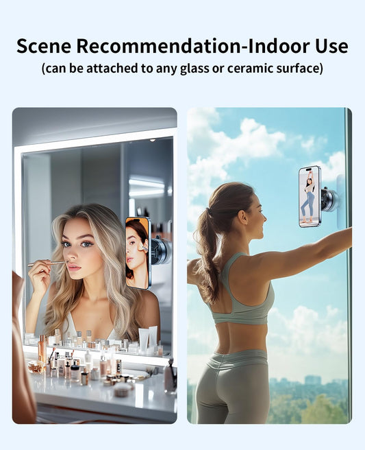 DKGEVEAO for Magsafe Car Mount,Magnetic Phone Holder with Suction Cup,Car Mount for iPhone 17 16 Pro Max,Phone Holders for Your Car Magnetic