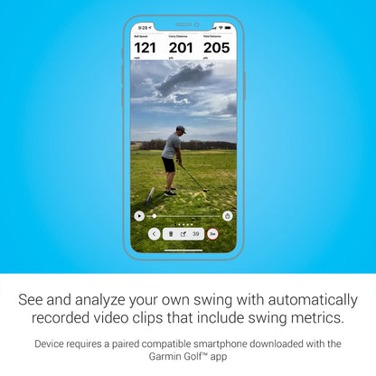 Garmin Approach R10, Portable Golf Launch Monitor, Take Your Game Home, Indoors or to The Driving Range, Up to 10 Hours Battery Life - 010-02356-00