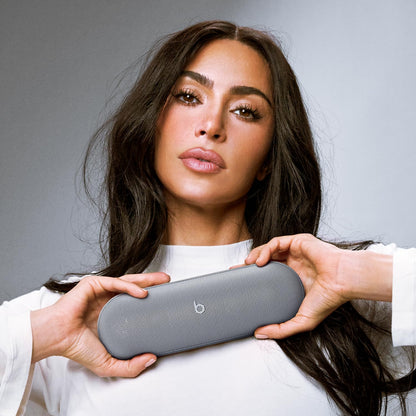 Beats Pill x Kim Kardashian - Wireless Bluetooth Speaker and Portable Charger via USB-C - Up to 24 Hours Battery Life, IP67 Water Resistant, Apple & Android Compatible, Built-in Mic – Dark Gray