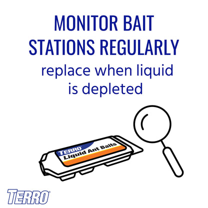TERRO T300B Indoor Liquid Ant Killer , 12 Bait Stations