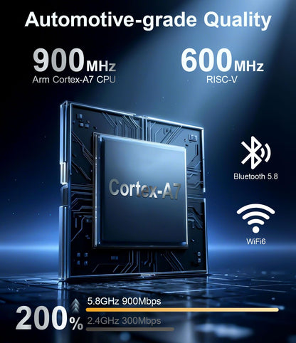 Enhanlife 2026 Wireless CarPlay Adapter for iPhone - 5s Auto-Connect, No Audio Lag - Convert Factory Wired to Wireless CarPlay - Bluetooth 5.3 & 5GHz Wi-Fi - Plug & Play (Includes USB A/C)