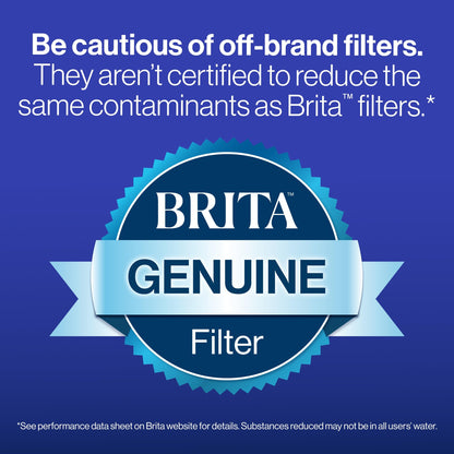 Brita Water Pitcher, Everyday Elite Filter, Removes 99% of Lead, Includes 1 Filter, 10-Cup Capacity, White