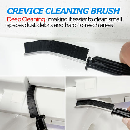 FORASTO 4Pack 3 in 1 Toilet Brush and Plunger Set,Toilet Bowl Brush Plunger Set,Toilet Brush Plunger Combo,Cleaning Brush,Cleaning Supplies, Crevice Cleaning Brush, Bathroom Cleaning Tools