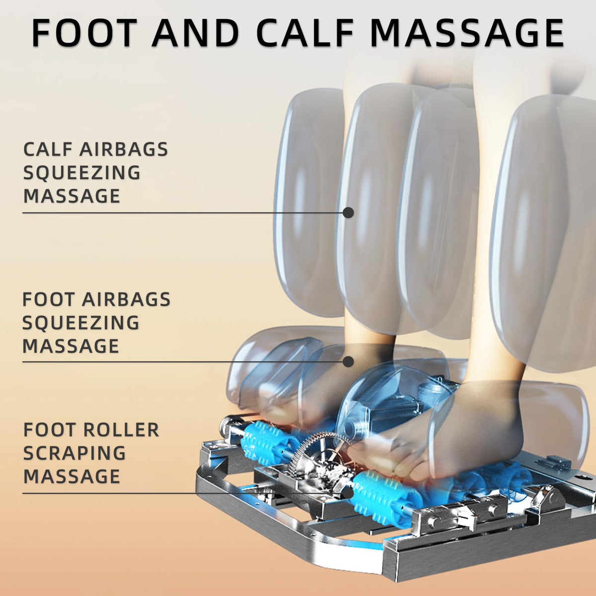 MassaMAX 4D Massage Chair - 2025 Full Body Massage Chair with Zero Gravity, Extended Footrest, SL Track, Yoga Stretch, Foot Rollers, and Heating Comfort with Mat & Cover (White)