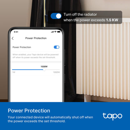 TP-Link Tapo Smart Plug Mini, Matter Compatible, Compatible with Alexa, Google Home & Samsung SmartThings, Energy Monitoring, 15A, UL Certified, 2.4G Wi-Fi Only, Tapo P110M(4-Pack)