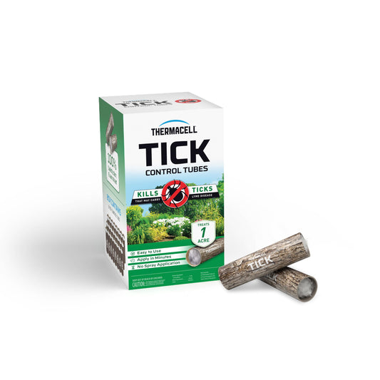 Thermacell Tick Control Tubes for Yards; Protects; No Spray, No Granules, No Mess; Biodegradable; Environmentally Friendly Alternative to Spray & Repellent