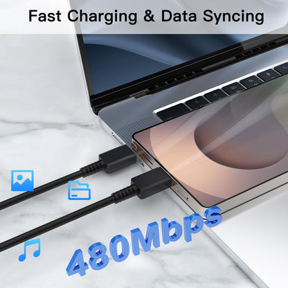 45W Super Fast Charger USB C,2Pack 3FT Phone USBC Cables with Type C Charger Fast Charging Blocks Compatible with Samsung Galaxy S25/S25 Ultra/S24 Ultra/S24/S23/S22/S21/iphone 17/16/15