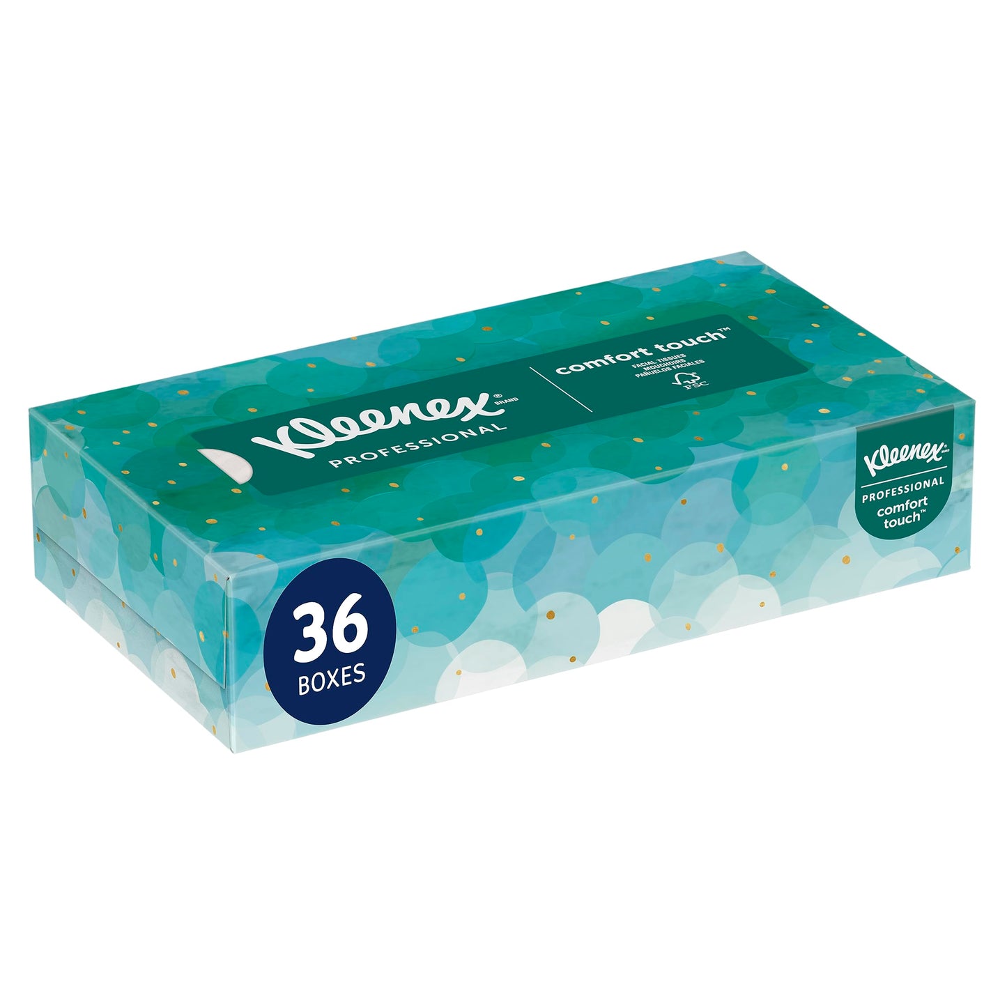Kleenex Professional Facial Tissue, Bulk (21400), 2-Ply, White, Flat Boxed Format, Designed for Business (100 Tissues/Box, 36 Boxes, 3,600 Sheets/Case)