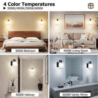 iThird Wall Sconce Battery Operated Set of 2, 6000mAh Rechargeable Wall Lights with Touch Control and Remote Control, Wireless Wall Lamps for Bedroom, Black Sconces Wall Decor for Living Room Hallway