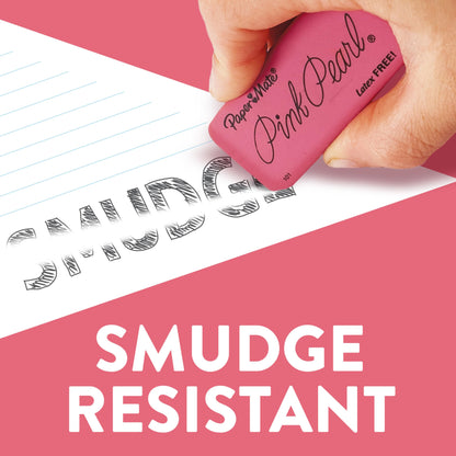 Paper Mate Erasers | Pink Pearl Large Erasers 12 Count