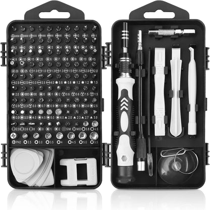 115-in-1 Precision Screwdriver Set, Electronics Repair Tool Kit Micro Magnetic Bit with Flexible Shaft for Phone, Mac, Computer, Watch, Console, Doorbell, Electronic, Tools Gift